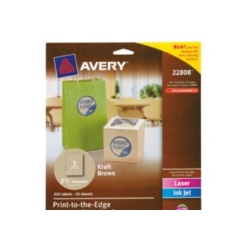 Avery Paquete de 225 Etiquetas Redondas de 2.5'' - Envío Gratis