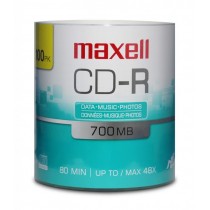 Maxell Torre de Discos Virgenes, CD-R, 48x, 700MB, 100 Piezas - Envío Gratis