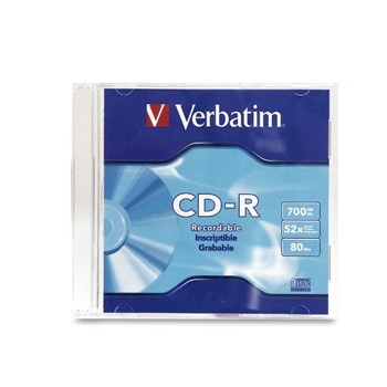 Verbatim Disco Virgen para CD, CD-R, 52x, 1 Disco (94776) - Envío Gratis