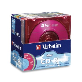 Verbatim Discos Virgenes para CD, CD-R, 10 Discos de Colores (94335) - Envío Gratis