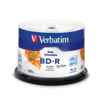 Verbatim Torre de Discos Virgenes Blu-Ray, BD-R 6x, 25GB, 50 Piezas - Envío Gratis