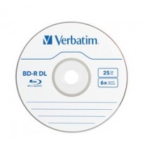 Verbatim Torre de Discos Virgenes para Blu-Ray, BD-R DL, 6x, 50GB, 25 Discos - Envío Gratis