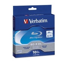 Verbatim Disco Virgen para Blu-Ray, BD-R, 6x, 10 Discos - Envío Gratis