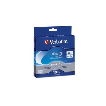 Verbatim Disco Virgen para Blu-Ray, BD-R, 6x, 10 Discos - Envío Gratis