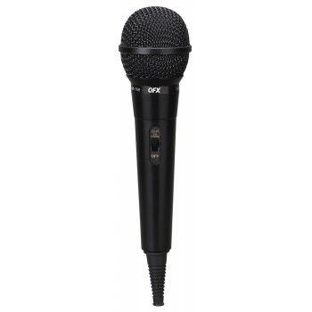 QFX Micrófono para Karaoke M-106, Alámbrico, Negro - Envío Gratis