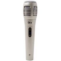 QFX Micrófono Profesional M-104, Alámbrico, 5 Metros, Plata - Envío Gratis