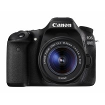 Cámara Réflex Canon EOS 80D, 24.2MP, Cuerpo + Lente 18-55mm - Envío Gratis