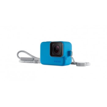 GoPro Funda de Silicon con Correa, Azul - Envío Gratis