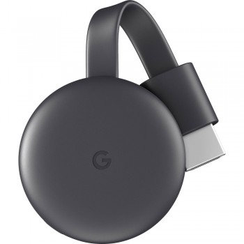 Google Chromecast Gen 3, Full HD, WiFi, HDMI, Negro - Envío Gratis