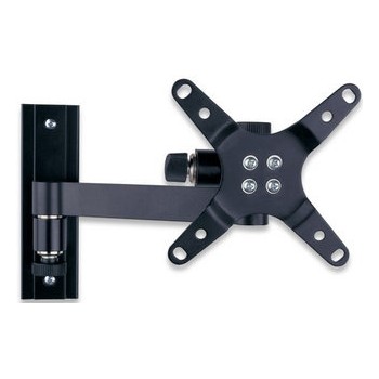 Manhattan Soporte de Pared Articulado para Pantalla 13'' a 27'' o 15KGs, Negro - Envío Gratis