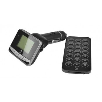 Easy Line Transmisor FM para Coche con Control Remoto, Inalámbrico, Negro - Envío Gratis