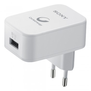 Sony Adaptador de Corriente con Cable USB, 5V, 2.1A, Blanco - Envío Gratis