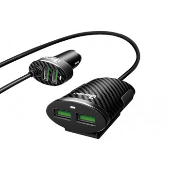 Blackpcs Cargador para Auto EPI064-BL, 5V, 4x USB 2.0, Negro - Envío Gratis