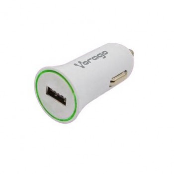 Vorago Cargador de Auto AU-101, 5V, 1x USB 2.0, Blanco - Envío Gratis