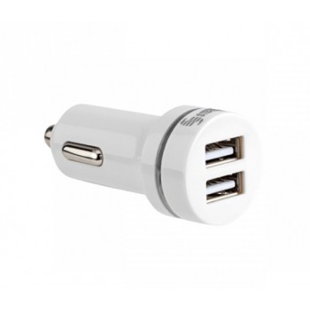 Steren Cargador para Auto ELI-862, 2 x USB 2.0, Blanco - Envío Gratis