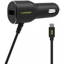 PureGear Cargador para Auto 97356VRP, 1x USB 2.0, 17W, Negro - Envío Gratis