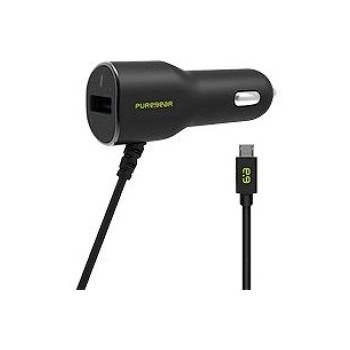 PureGear Cargador para Auto 97356VRP, 1x USB 2.0, 17W, Negro - Envío Gratis