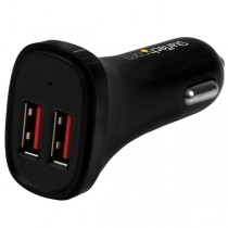 StarTech.com Cargador USB para Auto USB2PCARBKS, 5V, 2x USB 2.0, Negro - Envío Gratis