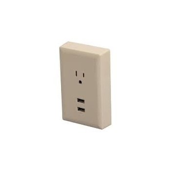 Logitech Cargador de Pared WP2UAR, 5V, 2 Puertos USB 2.0, Beige - Envío Gratis