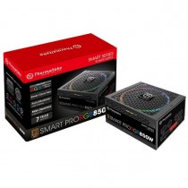 Fuente de Poder Thermaltake Smart Pro RGB 80 PLUS Bronze, 24-pin ATX, 140mm, 850W - Envío Gratis