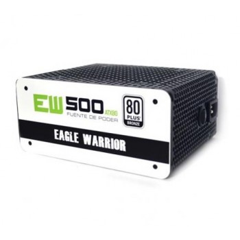 Fuente de Poder Eagle Warrior EW500 ATX80 80 PLUS Bronze, 20+4 pin ATX, 120mm, 500W - Envío Gratis