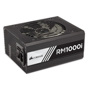 Fuente de Poder Corsair RM1000i 80 PLUS Gold, 20+4 pin ATX, 135mm, 1000W, Negro - Envío Gratis