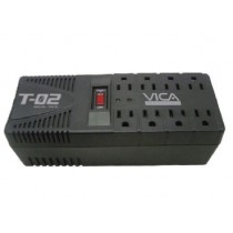 Regulador Vica T-02, 300J, 700W, Entrada 127V, 8 Contactos - Envío Gratis