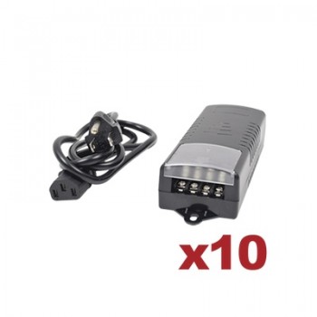 Sycom Fuente de Alimentación para Cámara CCTV, Entrada 90 - 264V, Salida 13.8V, 10 Piezas - Envío Gratis