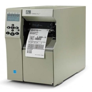 Zebra 105SLPlus, Impresora de Etiquetas, Transferencia Térmica, 300 x 300DPI, Gris