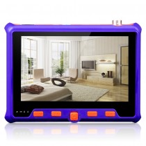 Provision-ISR Monitor CCTV LED 5" para Videovigilancia, VGA, 800 x 480 Pixeles, Naranja/Morado