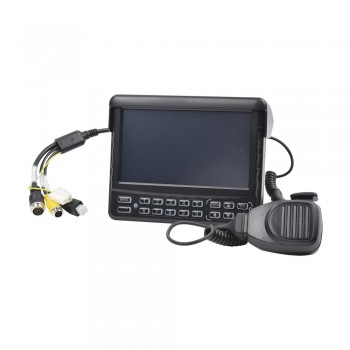 Epcom Monitor CCTV LCD 7" con Teclado, Negro, para MDVR Móvil XMR