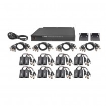 Epcom Kit Receptor Activo KIT-TT-16-PV-TURBO, 16 Canales, Negro