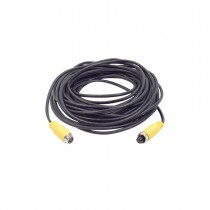 Epcom Cable Aviation Macho - Aviation Hembra, 15 Metros, Negro/Amarillo, para XMR