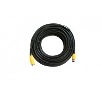 Meriva Security Cable para Cámara CCTV, DIN 4 Pin, 15 Metros, Negro