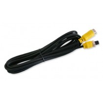 Meriva Security Cable IP 6 Pines, 3 Metros, Negro