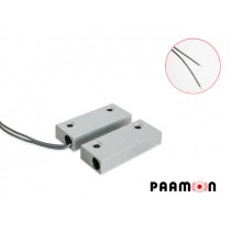 Paamon Sensor Magnético para Puertas, Alámbrico, Gris