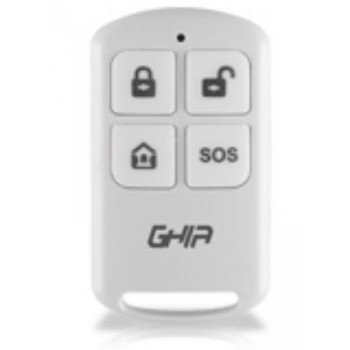 Ghia Control Remoto de 4 Botones AL-15, RF Inalámbrico, Blanco