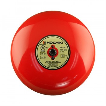 Hochiki Campana para Alarma, 96dB, Rojo