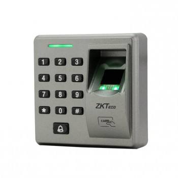 ZKTeco Control de Acceso y Asistencia Biométrico FR1300 con Lector de Tarjetas EM 125kHz, Gris