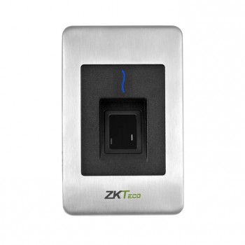 ZKTeco Lector de Huella Digital FR1500, SilkID, RS-485, Negro/Acero