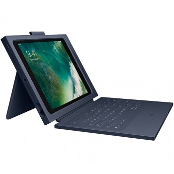 Logitech Funda Rugged Combo 2 con Teclado para iPad, Negro