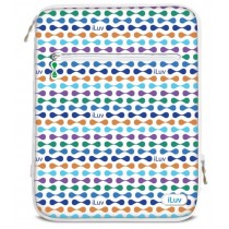 iLuv Funda Festival para iPad, Azul/Verde