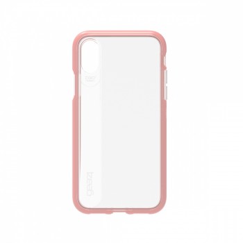 Gear4 Funda de Policarbonato PTU Windsor para iPhone X, Oro/Rosa