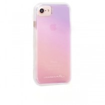 Case-Mate Funda Naked Tough para iPhone 7, Rosa Iridiscente