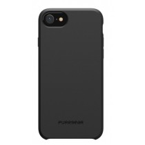 PureGear Funda para iPhone 7 SoftTek, Negro, Resistente a Rayones/Golpes/Salpicaduras