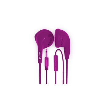 Maxell Audífonos EB-MIC, Alámbrico, 1 Metro, 3.5mm, Violeta