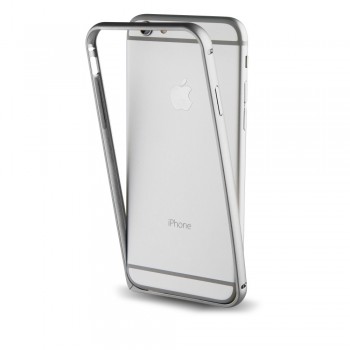 Muvit Bumper Aluminum para iPhone 7, Plata