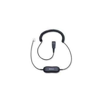 Jabra Cable GN1216 Avaya, QD Macho - RJ-9 Macho, 80cm, Negro