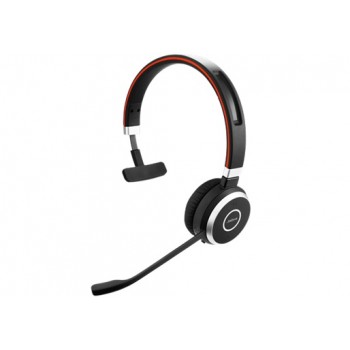 Jabra Audífonos con Micrófono Evolve 40 MS Mono, Alámbrico, 3.5mm, USB, Negro