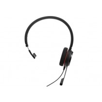 Jabra Monoaural con Micrófono Evolve 20 UC, Alámbrico, USB, Negro